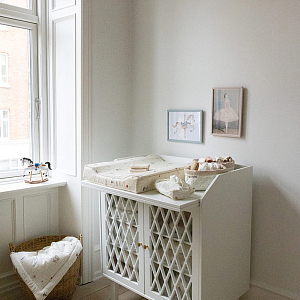 Контейнер для влажных салфеток Cam Cam Copenhagen "Carousel", кремовый